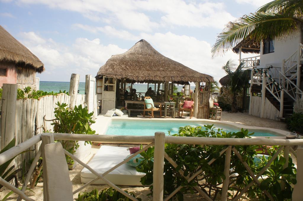 Punta Piedra Beach Posada Тулум Экстерьер фото