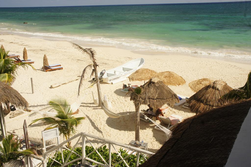 Punta Piedra Beach Posada Тулум Экстерьер фото