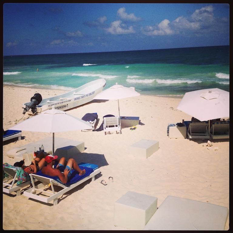 Punta Piedra Beach Posada Тулум Экстерьер фото