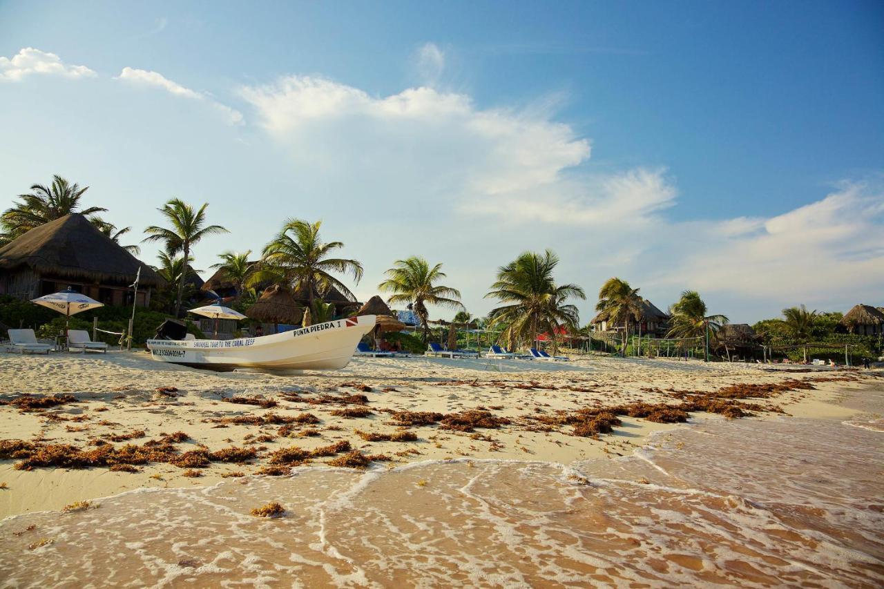 Punta Piedra Beach Posada Тулум Экстерьер фото